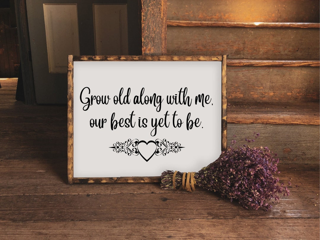 Grow Old Along With Me, Wedding SVG &amp; PNG Files for Cutting ...