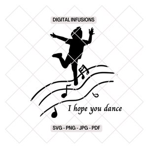 I Hope You Dance, Baby Onesie SVG & PNG