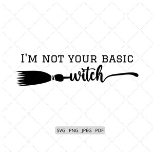 No soy una bruja común y corriente, Halloween SVG y PNG