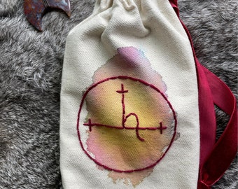 Lilith Sigil Embroidered Tarot Bag