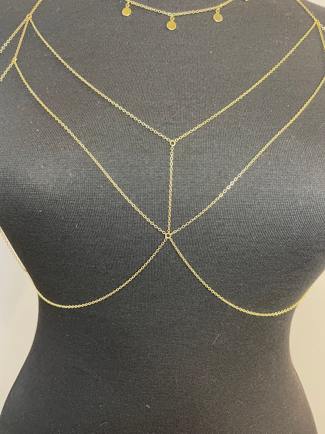 Layering Body Chain Bikini Body Jewelry Festival Body Chain Etsy