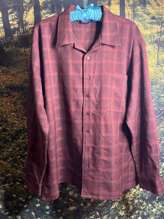 Vintage brown button down Gem