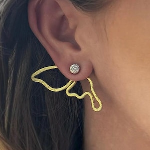 Boucles d'oreilles Luna Moth : boucles d'oreilles faites main à agencer et à agencer - Liz Fox Roseberry™