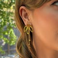 Daisy Ear Jackets: Handmade Earrings for Plant Lovers - Liz Fox Roseberry