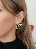 Petal Earring Jackets: Handmade Plant Lovers Jewelry - Liz Fox Roseberry™