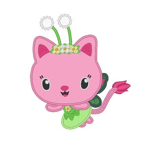 cat fairy appliqué