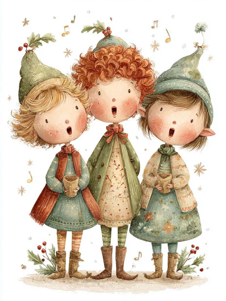 Christmas Elves, Singing Elves, Holiday Choir, Festive Carols, Elf ...