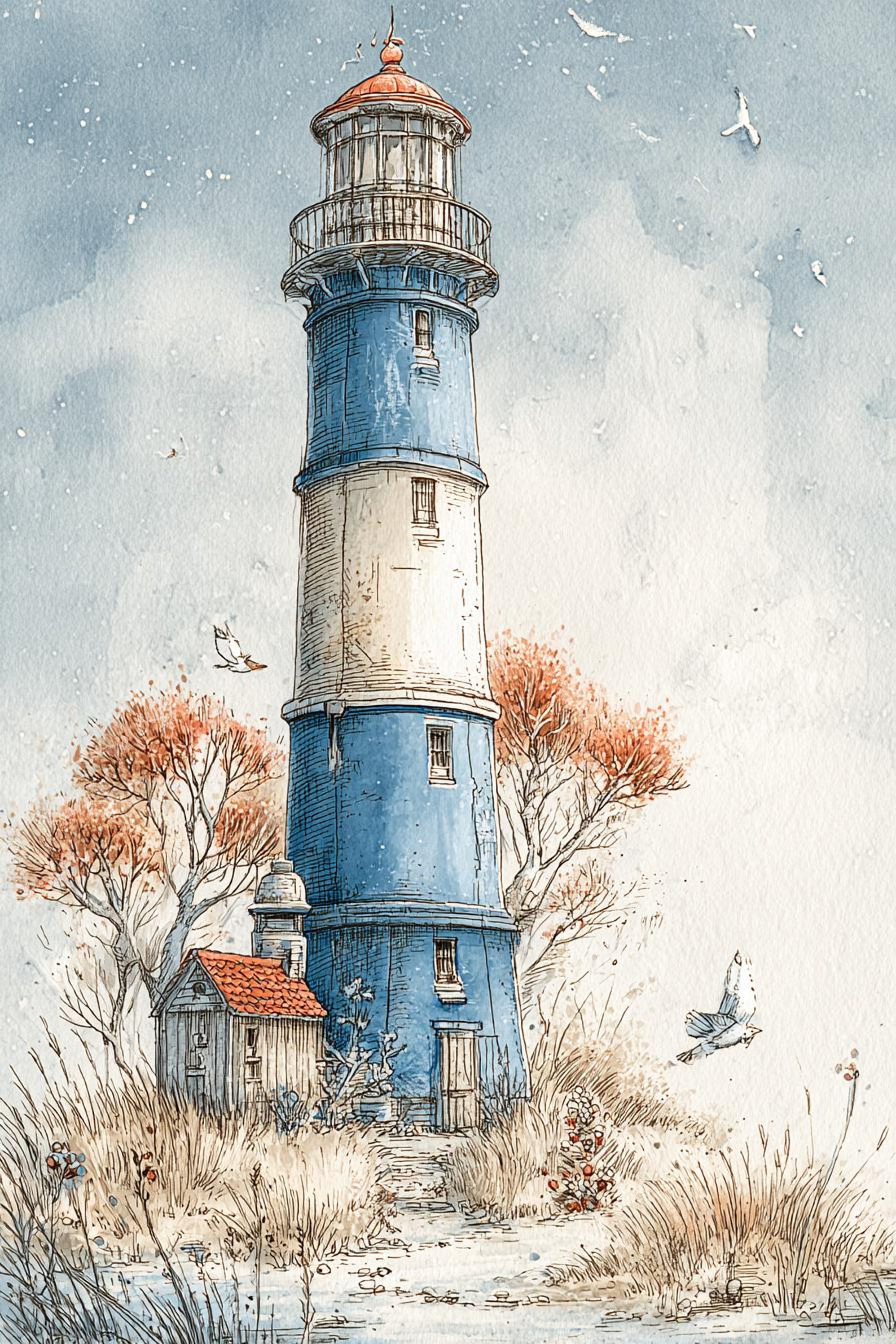 Lighthouse Art, Cottagecore, Ocean View, Coastal Vibes, Nautical Style ...