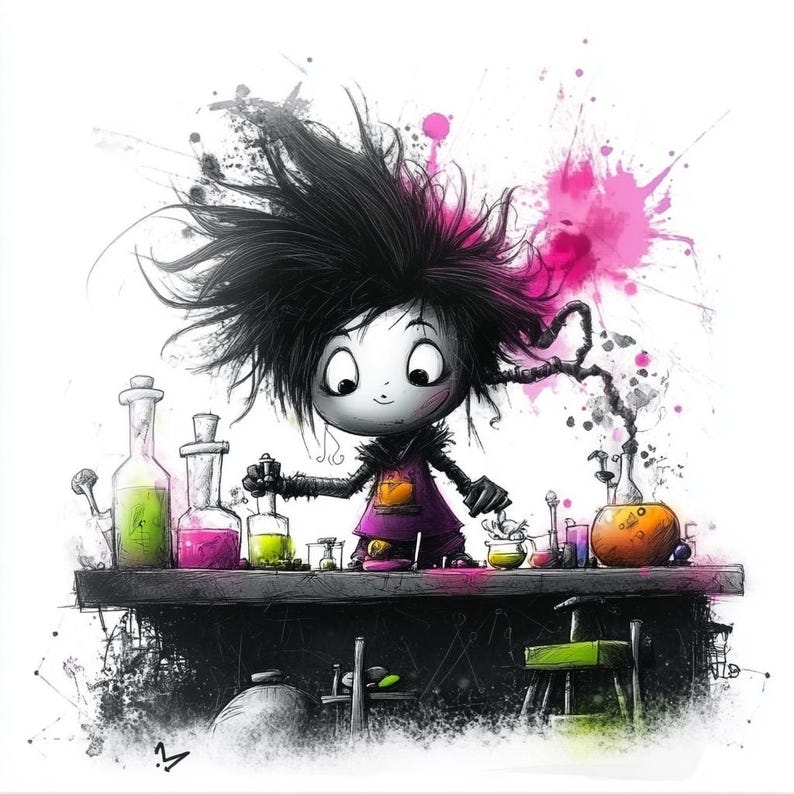 Mad Scientist, Spooky Lab, Lab Potions, Creepy Cute, Science Kid, Goth ...