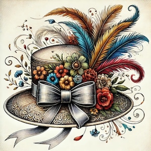 Sombreros elegantes: 10 imágenes de sombreros elegantes, sombrero elegante, sombrero de boda, sombrero de iglesia, clipart de sombrero elegante, clipart de sombrero