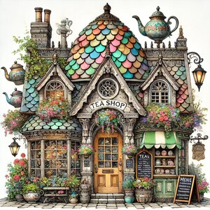 Whimsical Tea Shop, Tea Store, Tea Cafe, Herbal Tea, Chai Shop, Tea ...