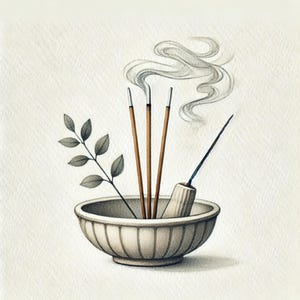 Kalmerende symbolen, lotusbloemkunst, mandala ontwerpen, wierook clipart, kaars aquarel, zen decorelementen, JPG-afbeeldingen, 300 dpi
