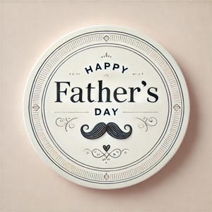 Vatertag Clipart, minimalistisches Papa Abzeichen, Pastell Vater Emblem, modernes Papa Etikett, Vatertagsrahmen, Schnurrbart Clipart, elegantes Papa Design