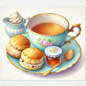 Afternoon tea, theeliefhebbers, thee en cake, zoete lekkernijen, kaarten maken, scrapbooking, junktijdschriften, kortstondige, JPG-afbeeldingen, 300 dpi