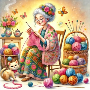 Ich liebe Stricken, Stricken Clipart, Strickwolle, Kunsthandwerk, Stoff Künstler, Stricknadeln, Doppelstricken, JPG Bilder