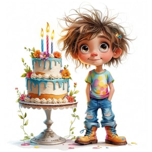 10 immagini clipart di festeggiati, clipart di compleanno, immagini di compleanno, feste di compleanno, torte di compleanno, immagini JPG, biglietti d'auguri e altro ancora