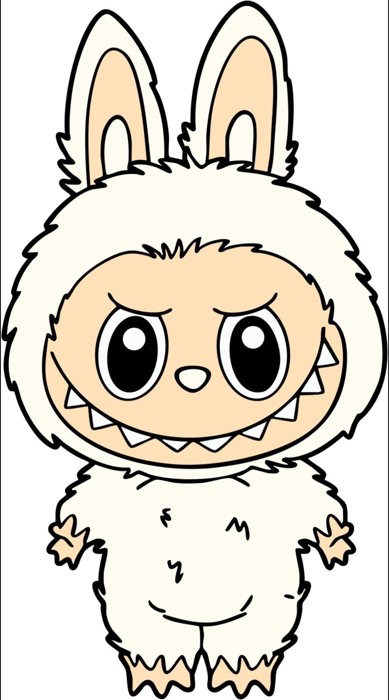 Muñeca Labubu, Labubu de Pop Mart, juguete espeluznante y tierno ...