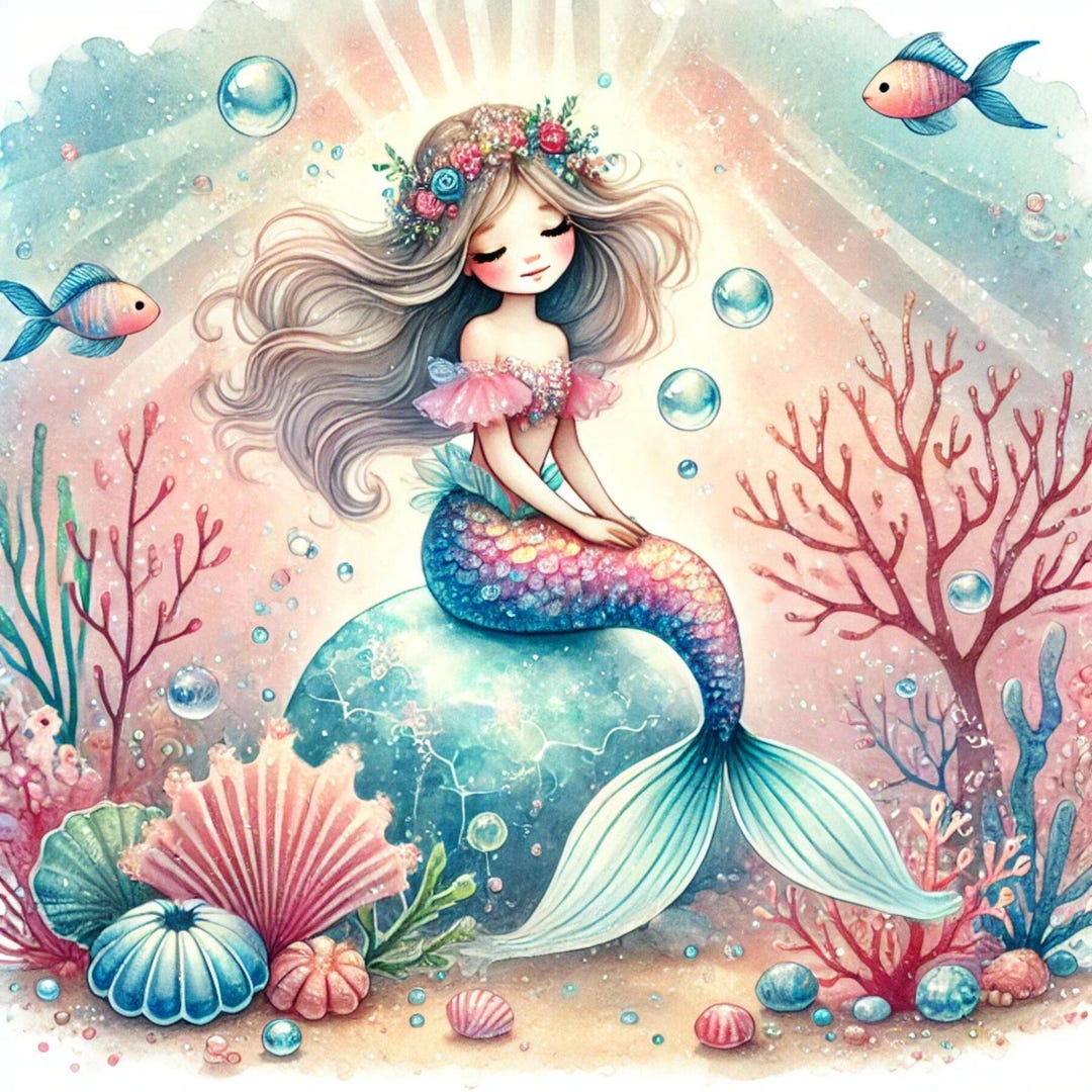 Sea Fairy Tales, Mermaids, Sea Witches, Magical Shells, Treasure Chests ...