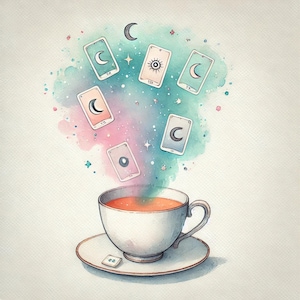 Club du chaos doux, clipart fantaisiste, noyau de chalet confortable, chaos aquarelle, art pastel pour la maison, objets magiques, décoration de rêve, illustration douce