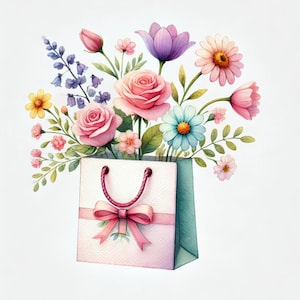 Momentos preciados, Día de la Madre, imágenes prediseñadas del Día de la Madre, imágenes JPG, flores, romance, álbumes de recortes, fabricación de tarjetas, efímeras, diarios basura
