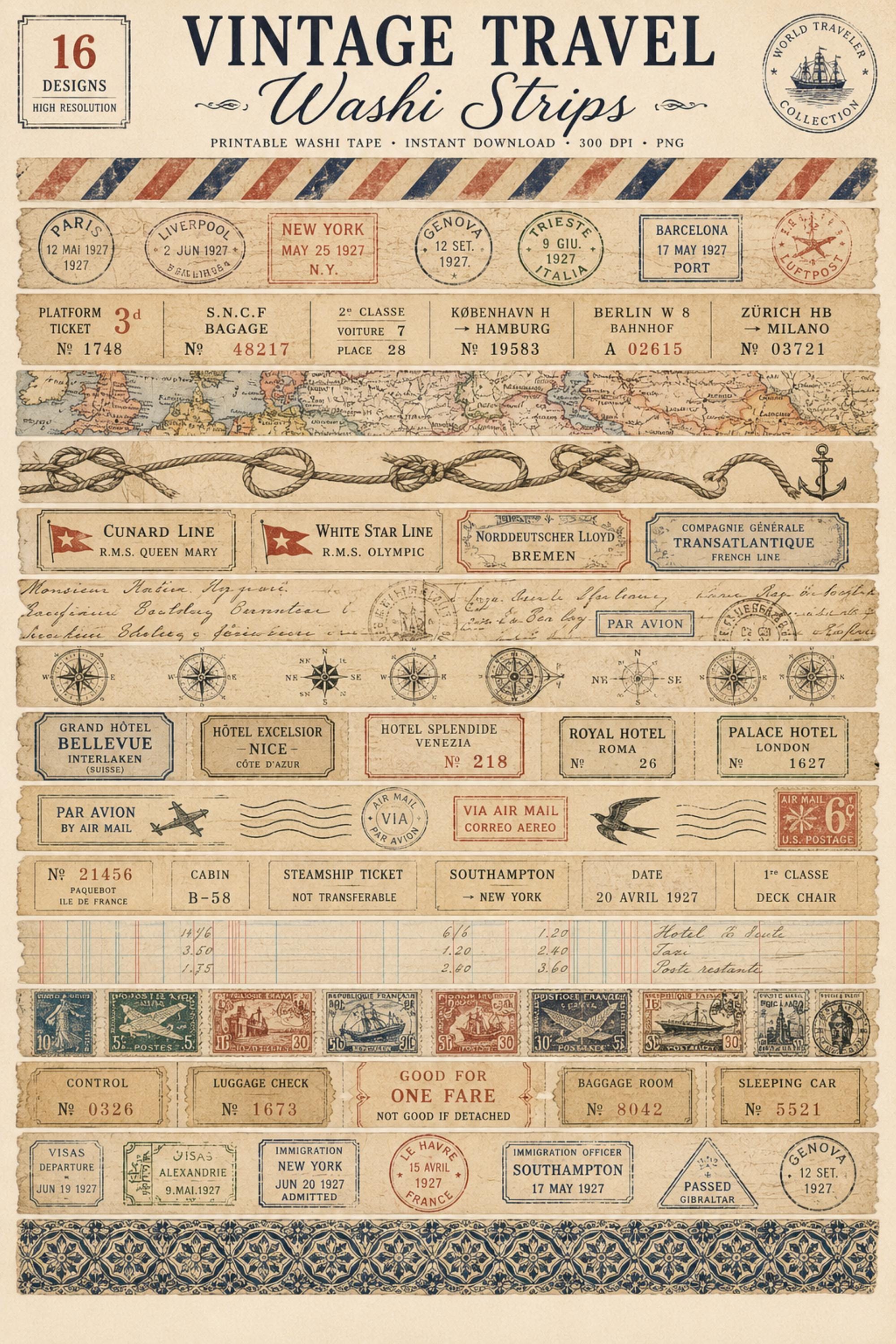 【一冊売りも可】【在庫減…】【レア】ヴィンテージ【鉄道ラベル】海外チケット Vintage rail ticket - Etsy 日本