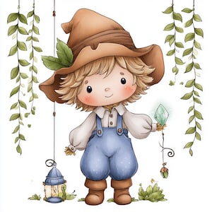 Espantapájaros caprichoso, espantapájaros de otoño, amigo calabaza, cosecha de otoño, espantapájaros lindo, espantapájaros de granja, magia de cristal, sauce, amigo del jardín