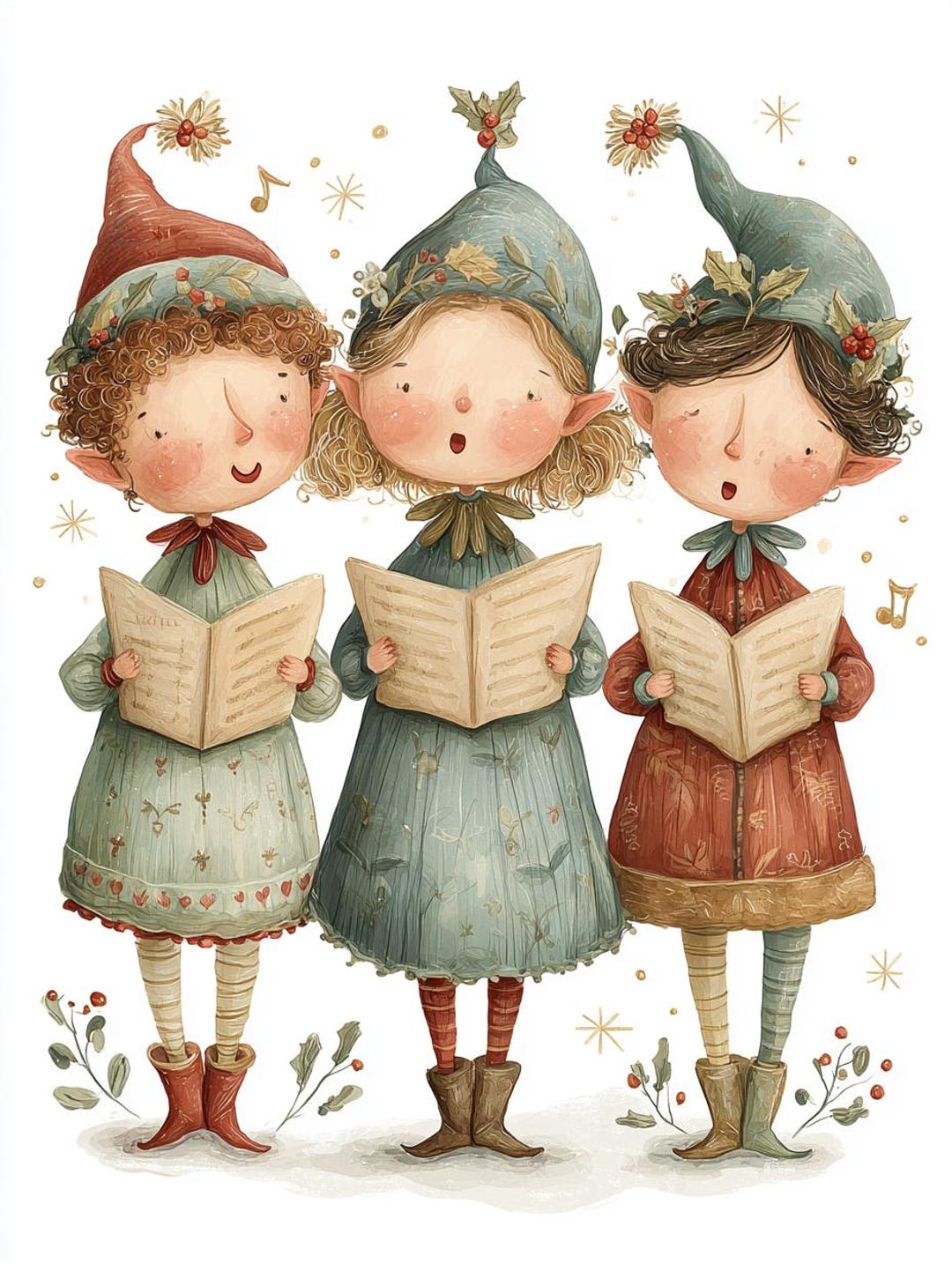 Christmas Elves, Singing Elves, Holiday Choir, Festive Carols, Elf ...