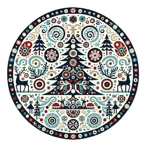 10 Scandi Christmas images, Scandi images, Christmas Images, Scandinavian clipart, Folk Art style, JPG images, scrapbooking, cardmaking