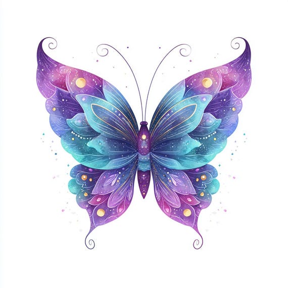Galaxy Butterfly, Cosmic Wings, Starry Butterfly, Space Butterfly