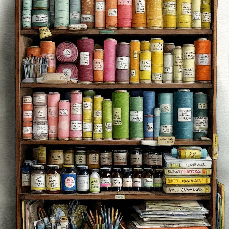 Yarn Storage Rack - Etsy