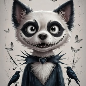 10 perros de Halloween espeluznantes y excéntricos, imágenes prediseñadas de perros, perros de Halloween, perros locos, perros peculiares, imágenes prediseñadas JPG, 300 ppp
