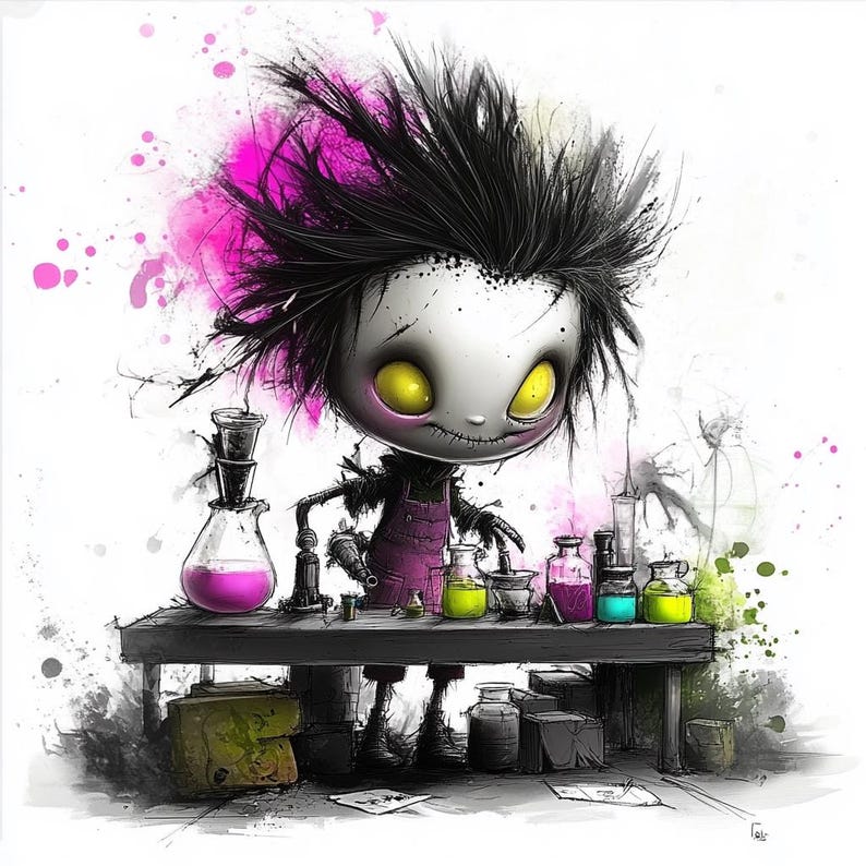 Mad Scientist, Spooky Lab, Lab Potions, Creepy Cute, Science Kid, Goth ...