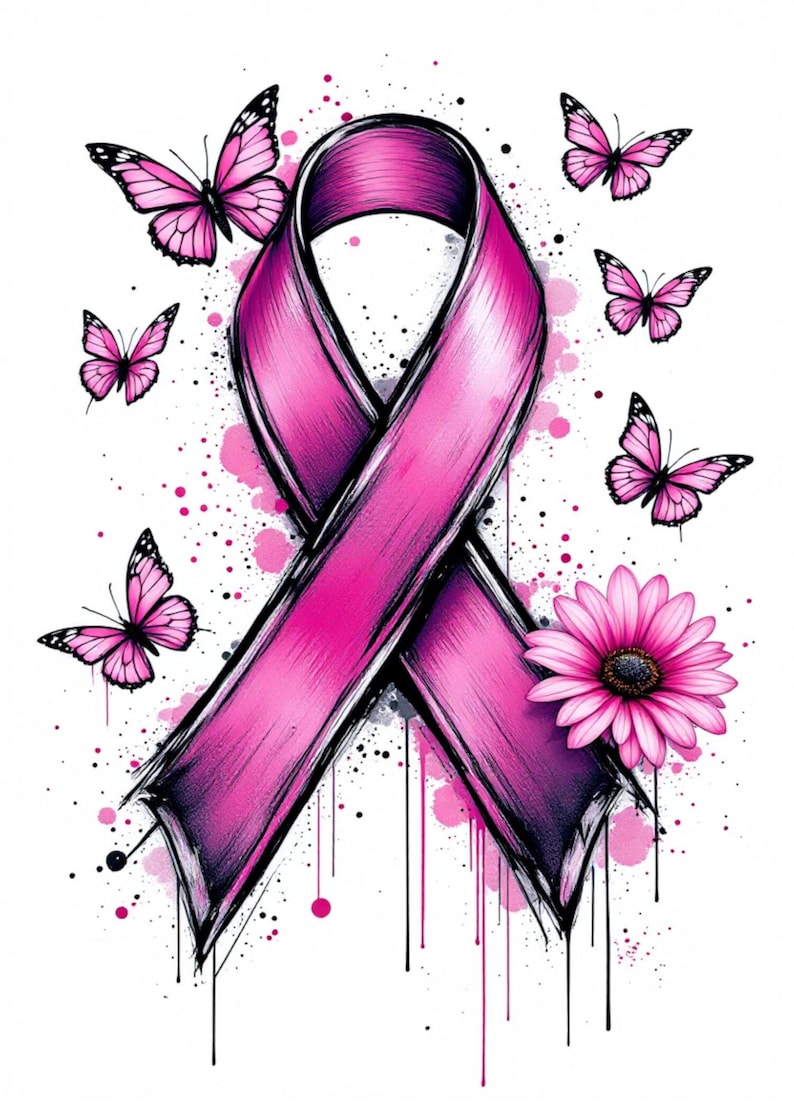 Breast Cancer, Pink Ribbon Art, Warrior Ribbon, Cancer Survivor, Pink ...