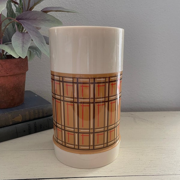 Vintage Plaid Aladdin Thermos