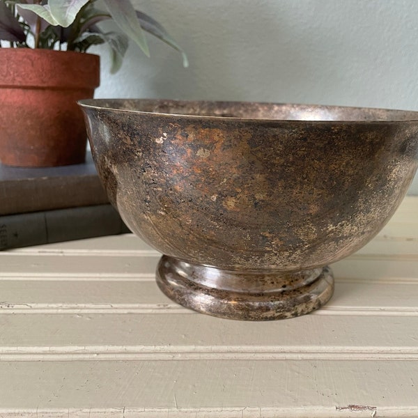 Large Silver Bowl Etsy