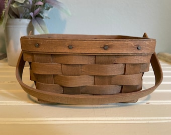 Vintage Square Longaberger Basket