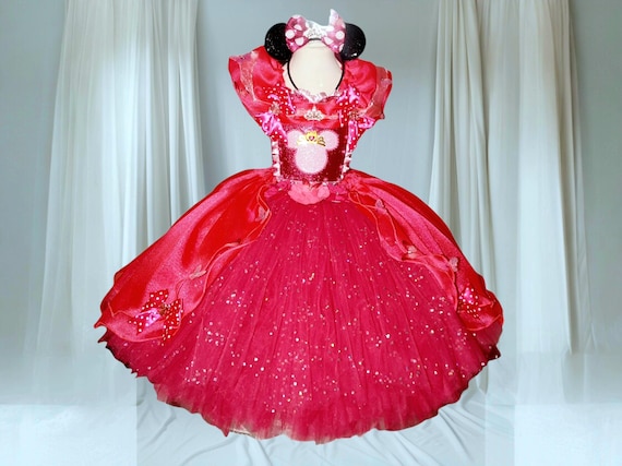 disney store red dress Gown for Disney's new Latina princess created by Brazilian designer