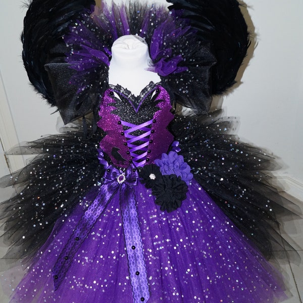 Maleficent Costume - Etsy UK