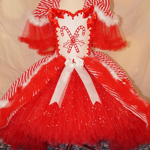 Candy Cane Dress - Etsy