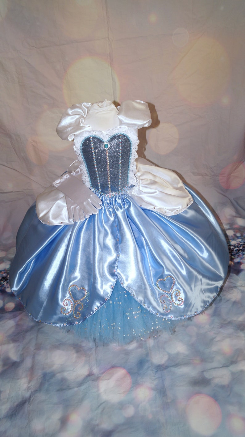 Princess Cinderella Inspired Tutu Dress Pageant Ball Gown Birthday ...