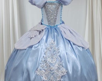 Tiana Cosplay Blue Evening Gown - Etsy Tiana Cosplay Blue Evening Gown - Etsy
