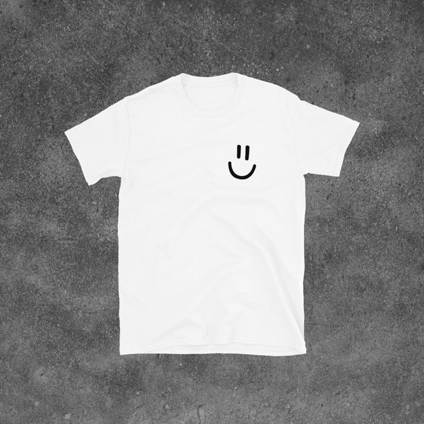 Smiley Happy Smile Minimal Unisex-T-Shirt