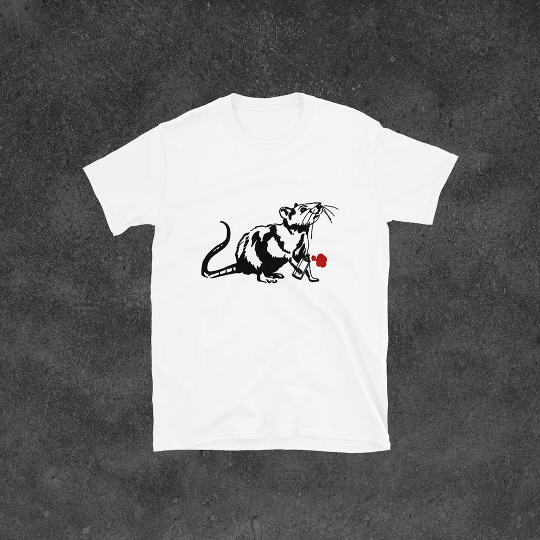 Graffiti Rat Street Art Spay Can Rat Unisex T-shirt - Etsy