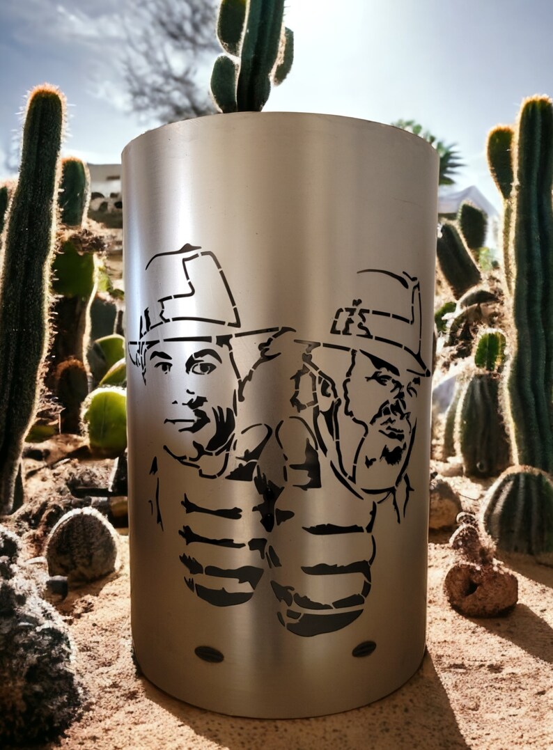 Kultige Feuertonne / Feuerkorb mit Motiv Bud Spencer & Etsy Schweiz