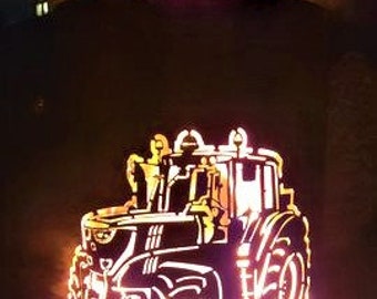 Feuertonne / Feuerkorb,  mit Motiv " Traktor "