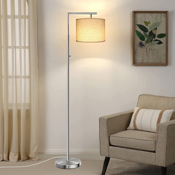 Corner Floor Lamp, Minimalist LED Light Warm Standing Floor