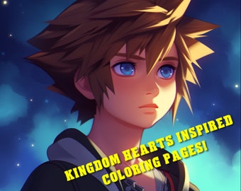 Kingdom Heats Dibujos für Farbohren