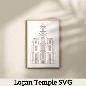 Logan Utah LDS Temple | Digital Download | SVG File | PNG File | Vector File