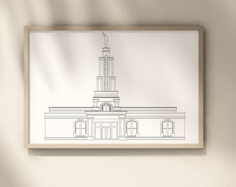 San Antonio, Texas LDS Temple | Digital Download | SVG File | PNG File | Vector File