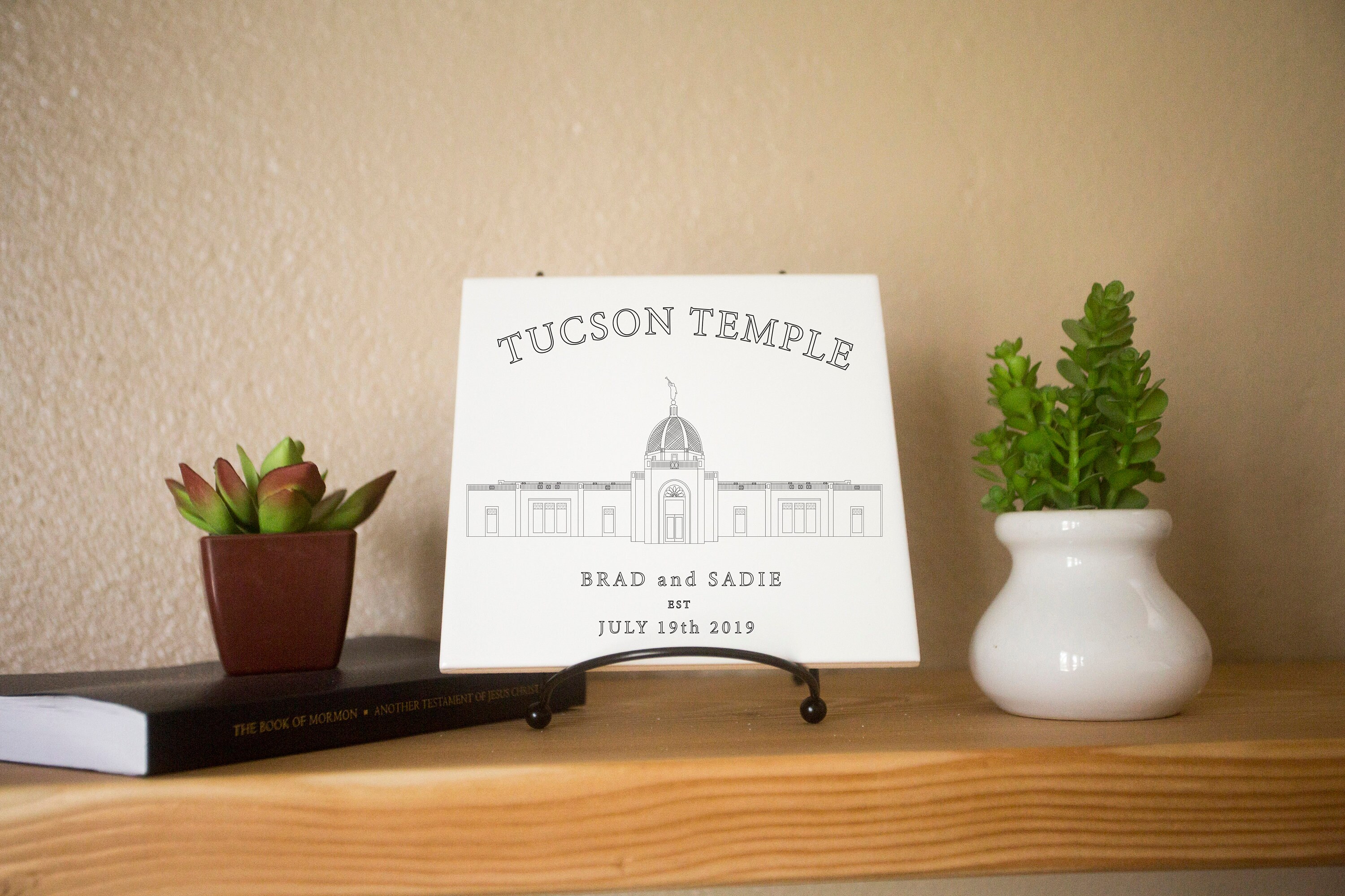Personalized Tucson AZ LDS Temple LDS Gift Lds Baptism Gift Lds Wedding ...